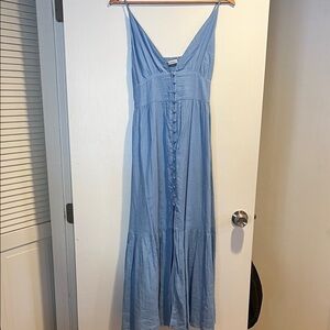 Abercrombie & Fitch Light Blue Maxi Dress